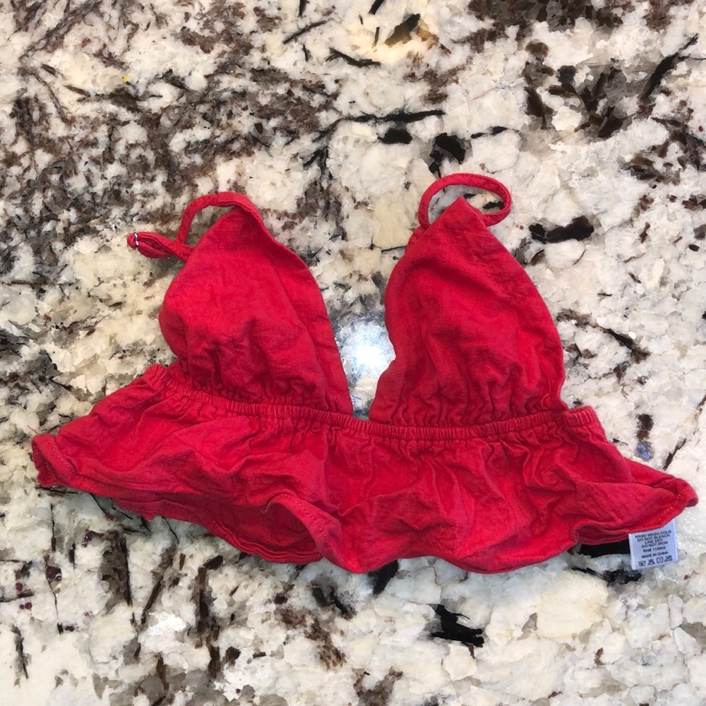 Red Crop Top